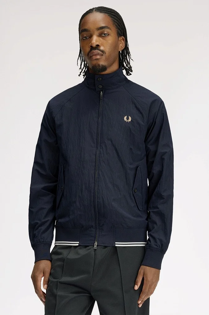 Куртка харрингтон Fred Perry Crinkle Harrington Jacket