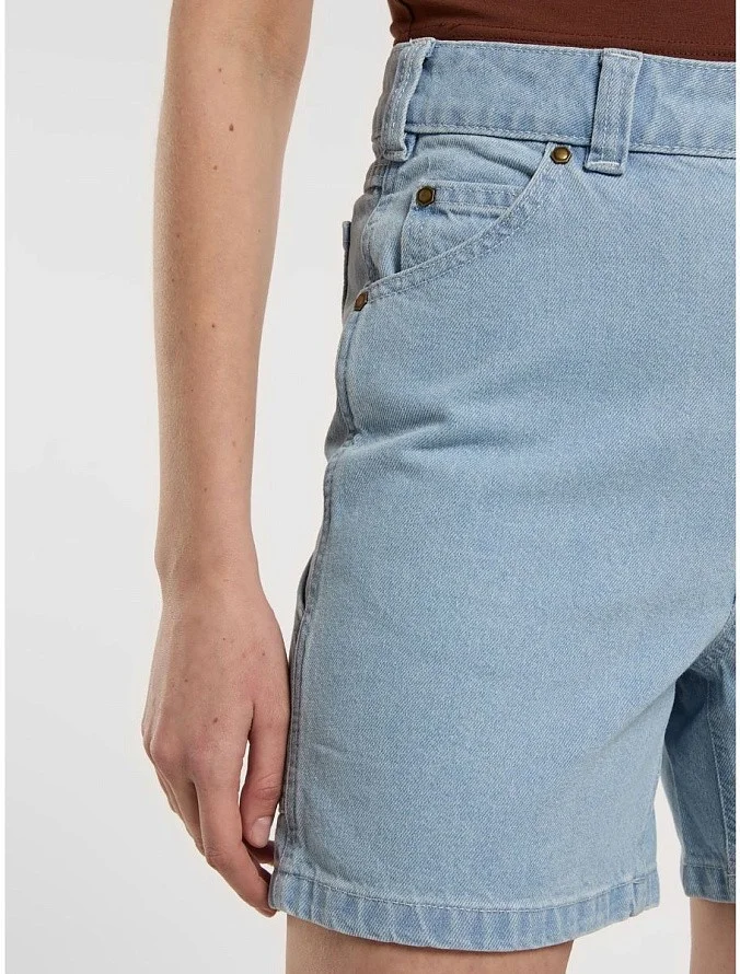 Шорты женские Dickies Denim Short W Vintage Aged Blue