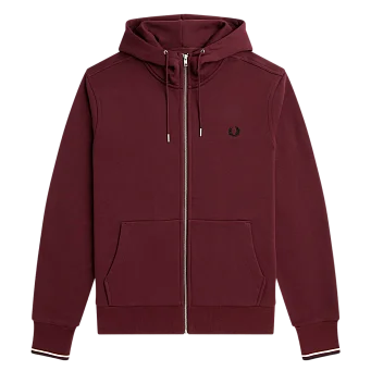 Толстовка Fred Perry Hooded Zip Through Sweatshirt