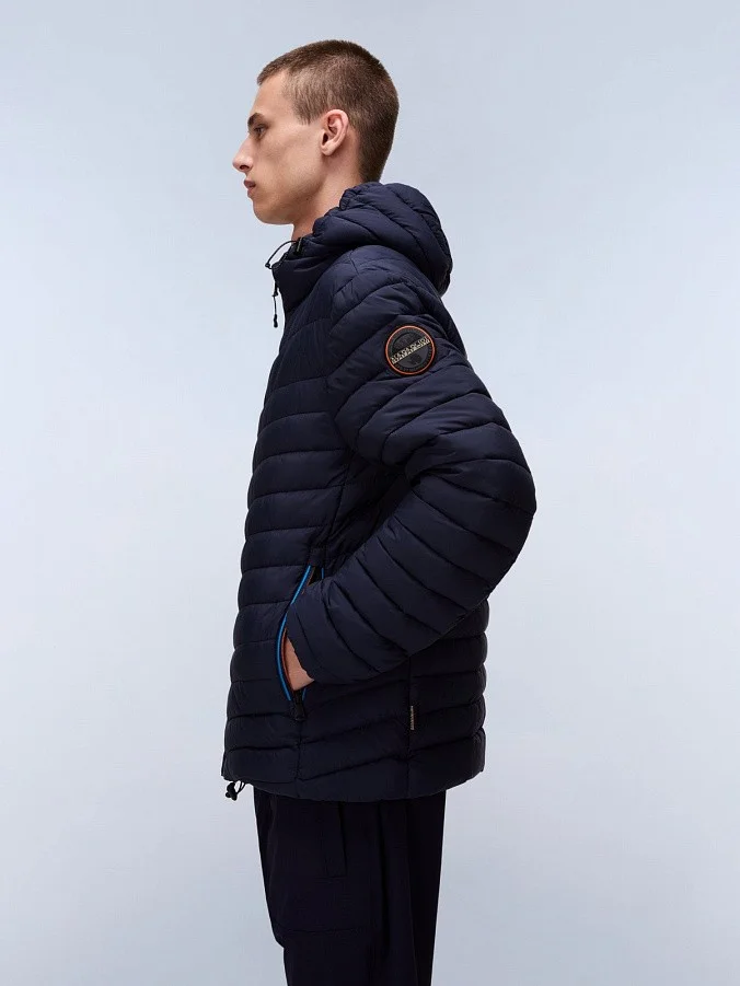 Куртка Napapijri A-Lapaz Hoodie Blu Marine