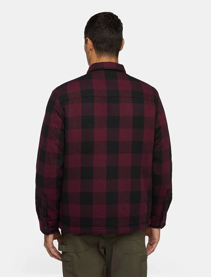 Куртка-рубашка Dickies Lined Sacramento Shirt Maroon
