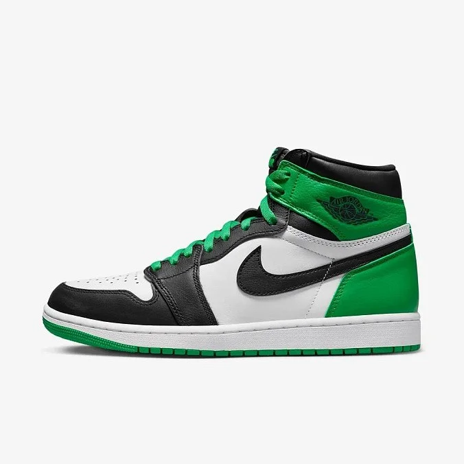 Кроссовки Air Jordan 1 Retro High OG Black/Lucky Green
