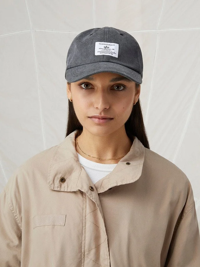 Кепка Alpha Industries Battlewash Cap Black