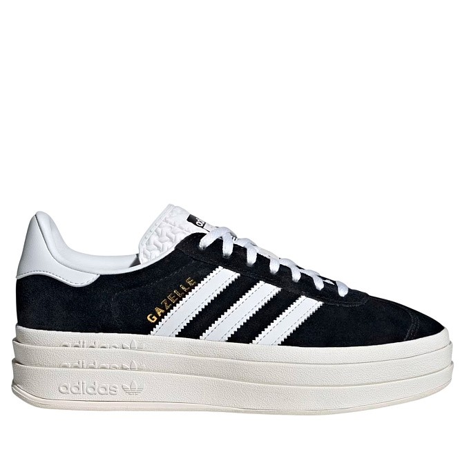 Кроссовки женские adidas Originals Gazelle Bold Core Black/Cloud White/Core White