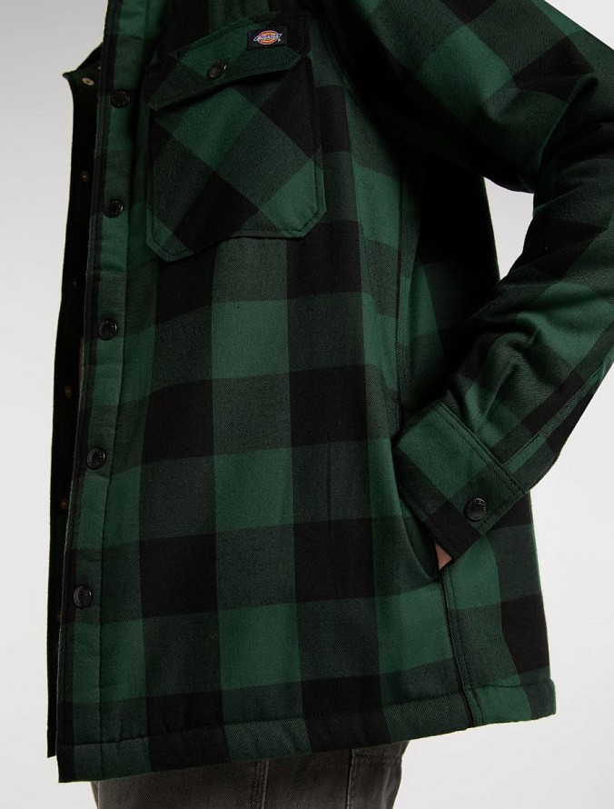 Куртка-рубашка Dickies Lined Sacramento Shirt Pine Needle Green