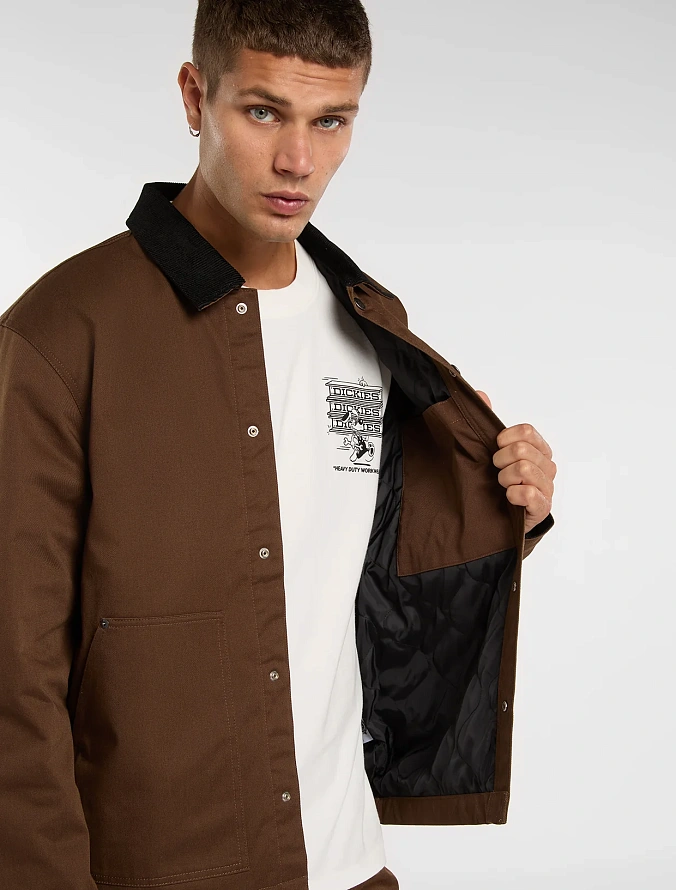 Куртка Dickies Union Barn Lined Jacket Timber Brown